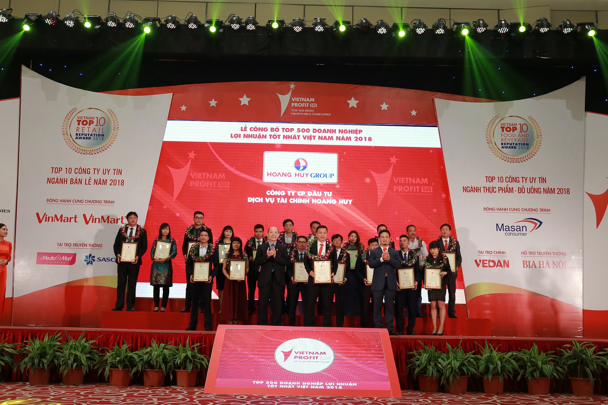 TCH: Honored as on of Top500 Vietnamese best profitable enterprises of 2018